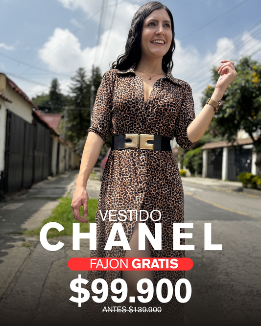 VESTIDO CHANEL + FAJÓN GRATIS🎁